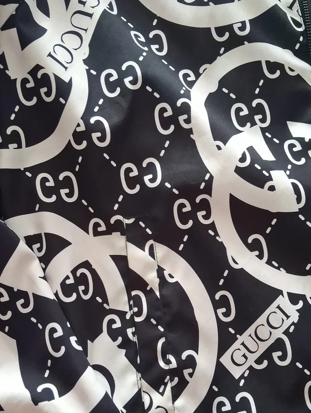Gucci Black And White Windbreaker